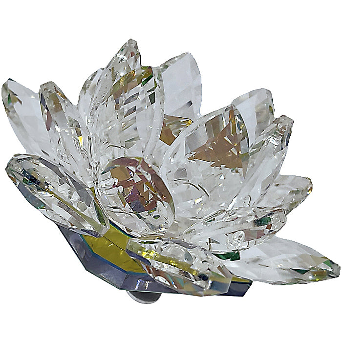 Véritable Fleur de Charge Lotus de Cristal vibratoire