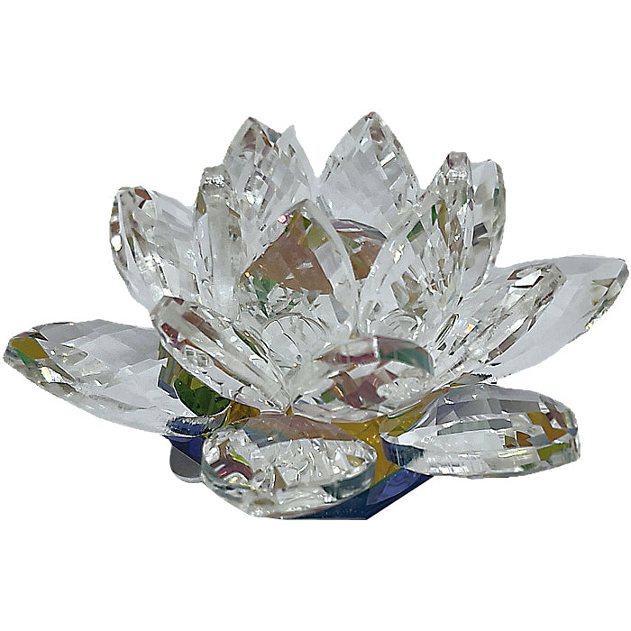 Véritable Fleur de Charge Lotus de Cristal vibratoire