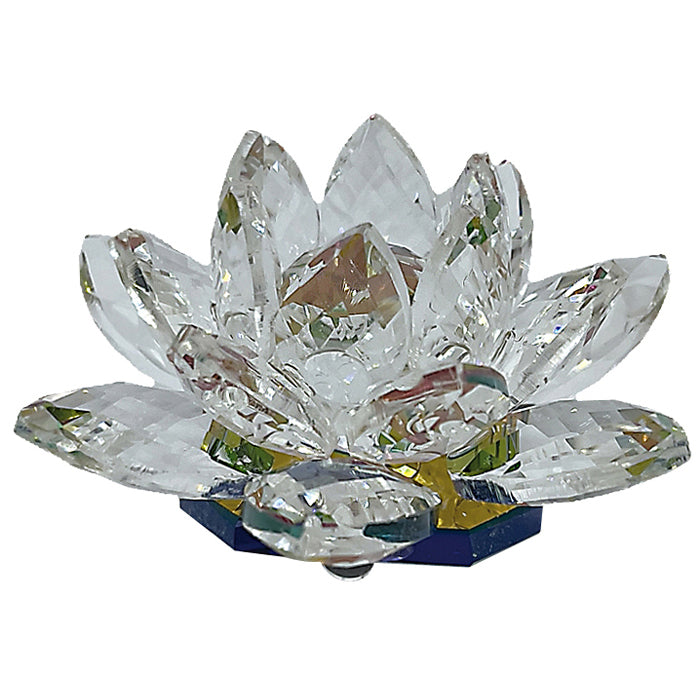 Véritable Fleur de Charge Lotus de Cristal vibratoire