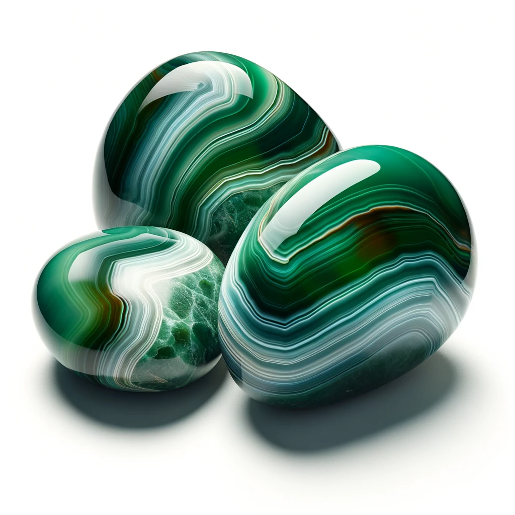 AGATE VERTE Pierre de Lithothérapie